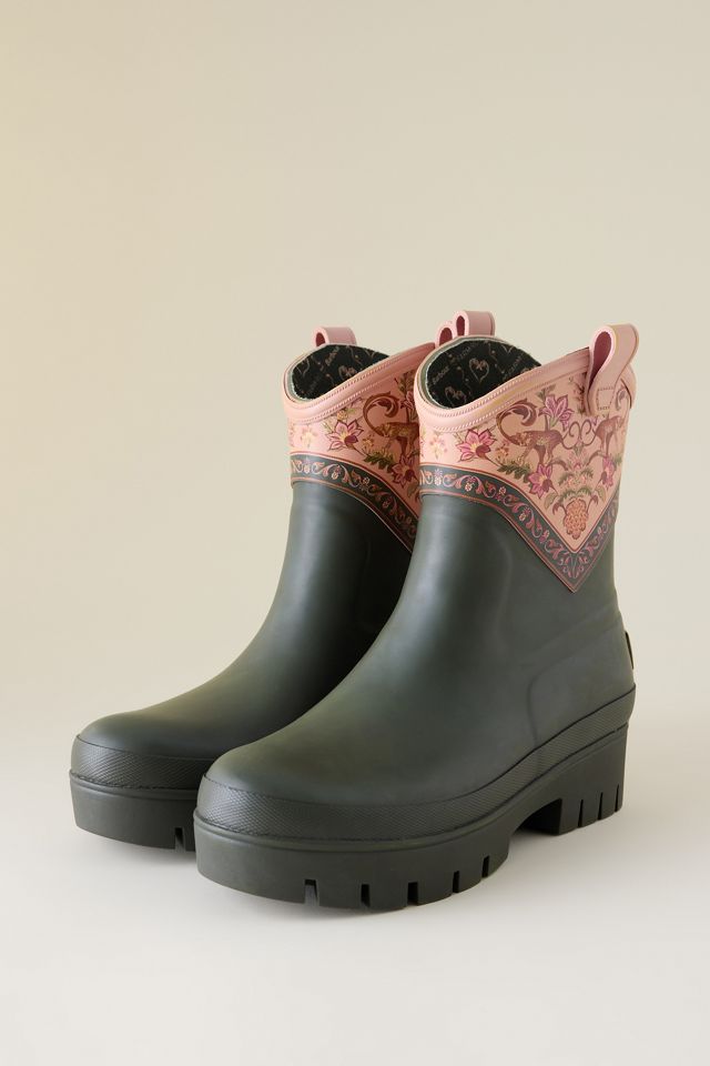 Barbour x Farm Rio Thais Tropica Wellington Boots  #2