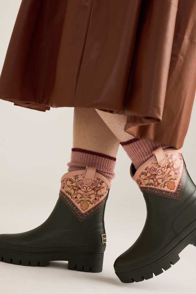 Barbour x Farm Rio Thais Tropica Wellington Boots  #4