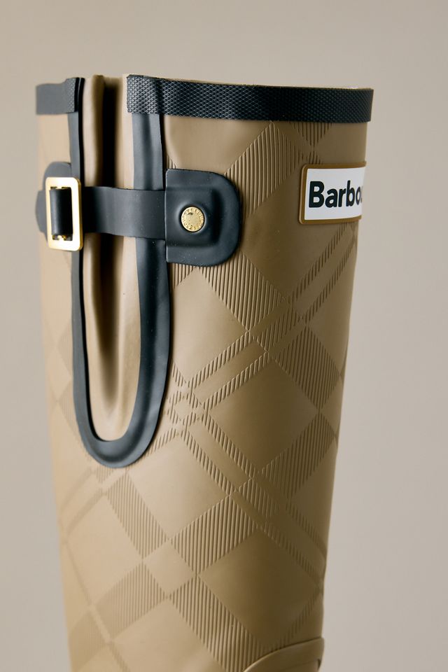 Barbour Leighton Tartan Wellington Boots #2