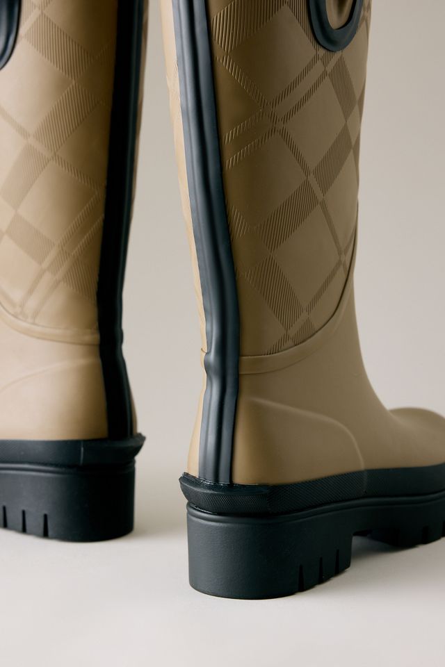 Barbour Leighton Tartan Wellington Boots #3