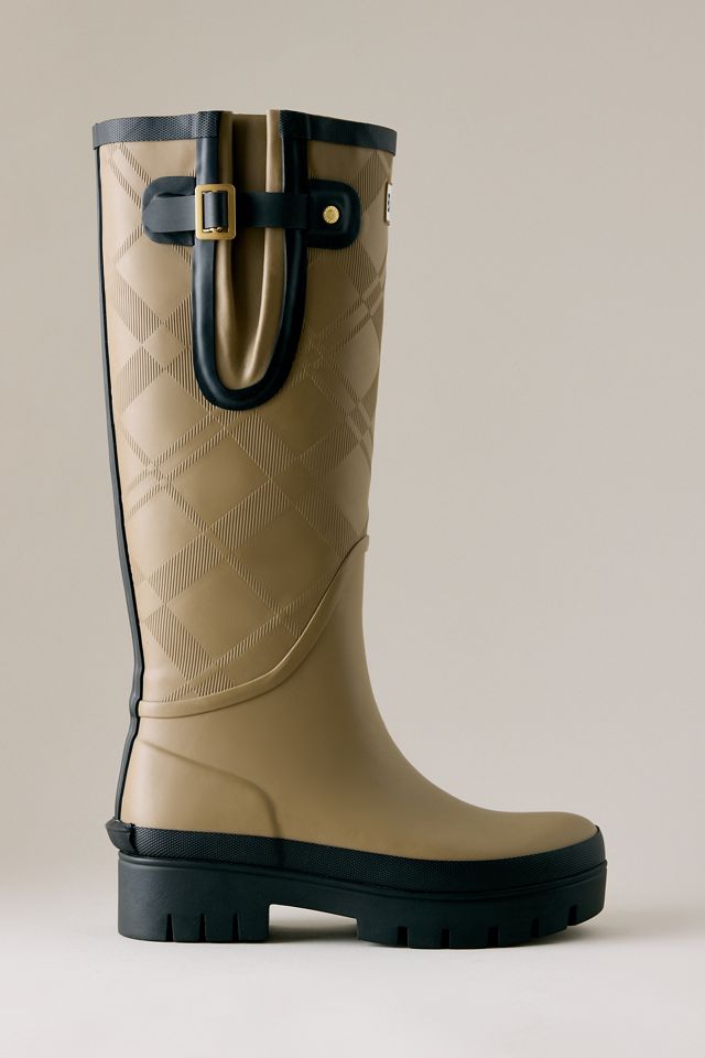 Barbour Leighton Tartan Wellington Boots #1