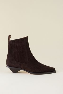 Flattered Indigo Wildleder Stiefel