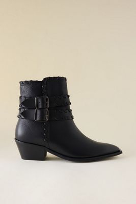 By Anthropologie Monroe Stitch Ankle Boots