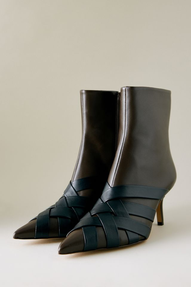 Bottes à talons avec détails tissés Maeve #1