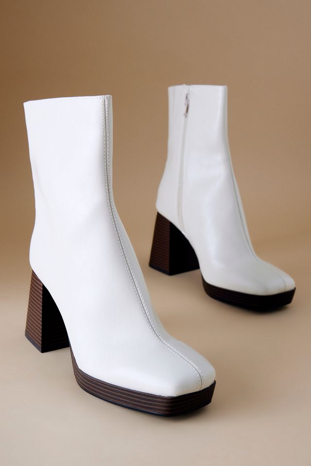 Von Anthropologie Duke Gestapelte Stiefel #3