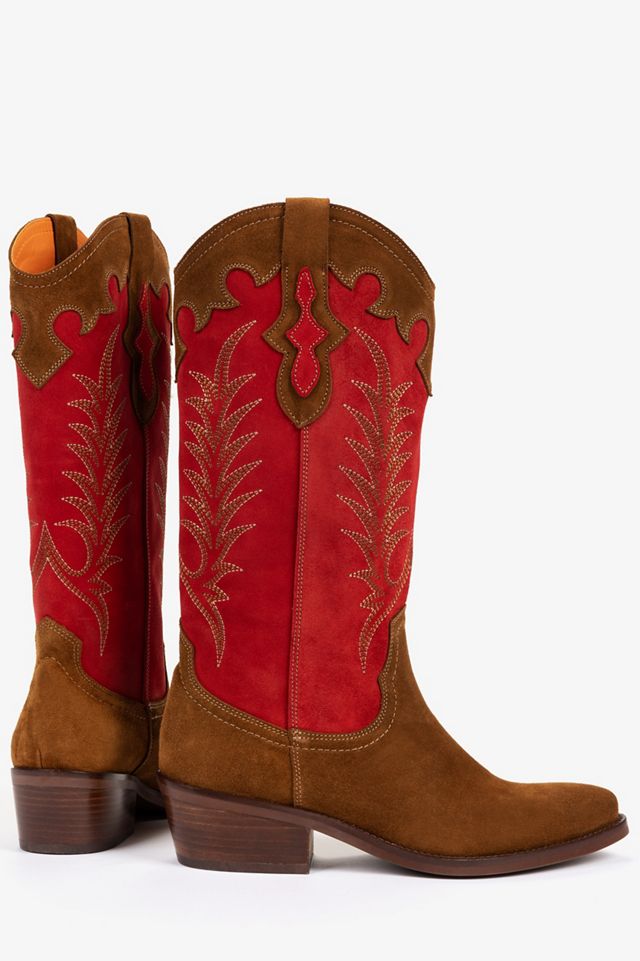 Penelope Chilvers Jolene Suede Cowboy Boots #1