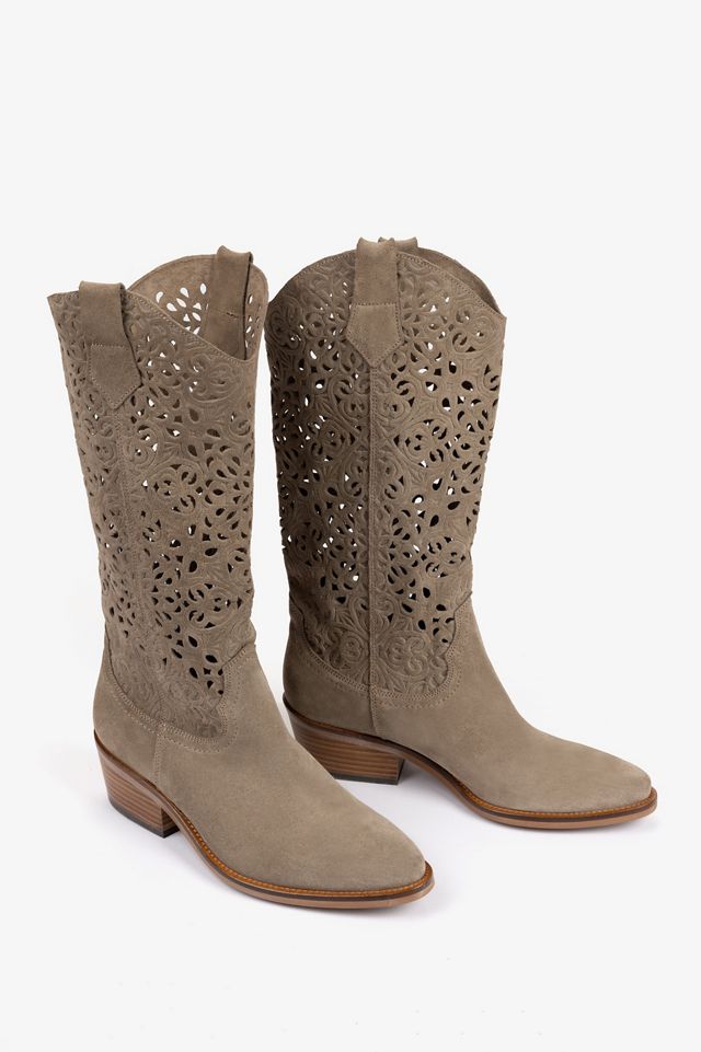 Penelope Chilvers Goldie Cut-Out Lace Boots #1