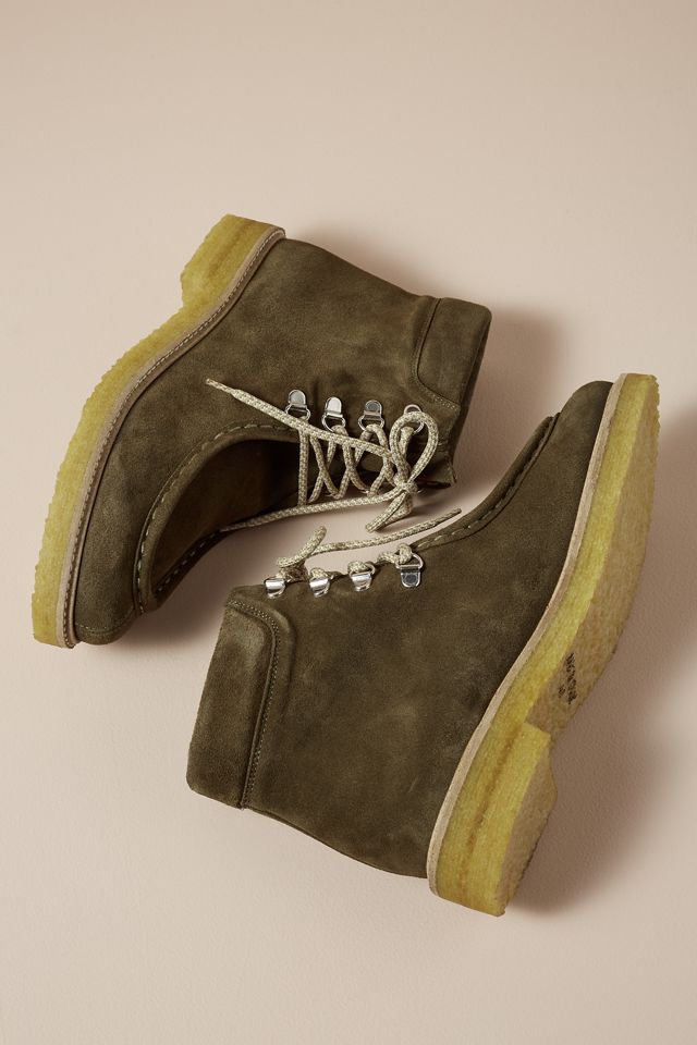 Lace-up Suede Boots #2