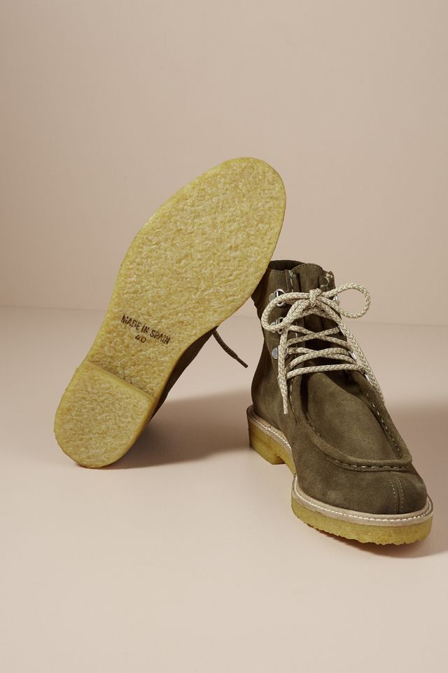 Lace-up Suede Boots #3