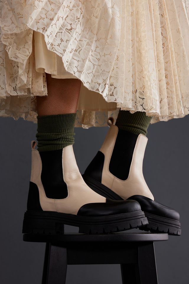 womens chunky ankle boots uk