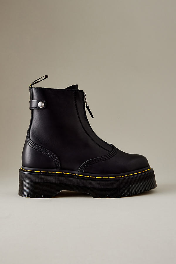 Dr. Martens Jetta Zipped Sendal Leather Platform Boots