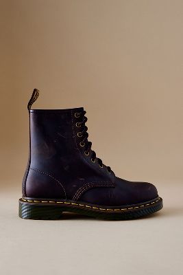 Shop Dr. Martens' Dr. Martens 1460 Crazy Horse Leather Boots In Brown