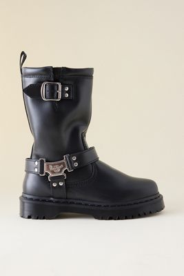 Bottes de motard en cuir Anistone Dr. Martens