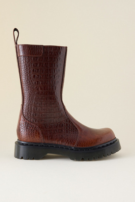 Dr. Martens Rejena Croc Emboss Leather Boots
