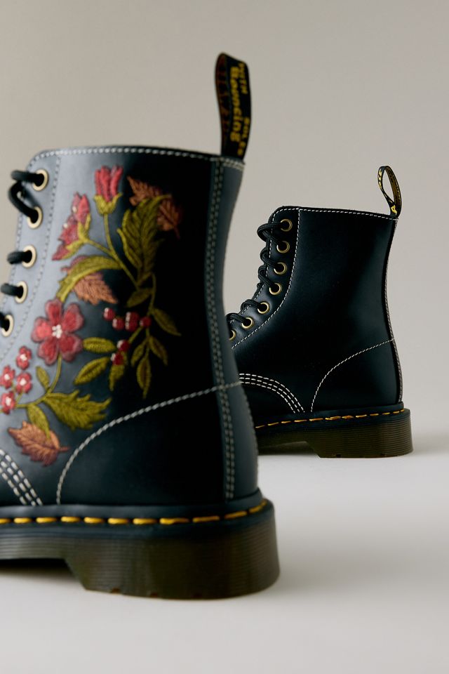 Botas de Cuero con Cordones Dr Martens 1460 Pascal Floral #1