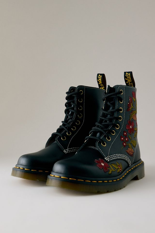 Botas de Cuero con Cordones Dr Martens 1460 Pascal Floral #2
