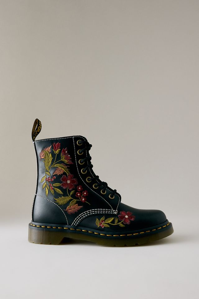 Botas de Cuero con Cordones Dr Martens 1460 Pascal Floral #3