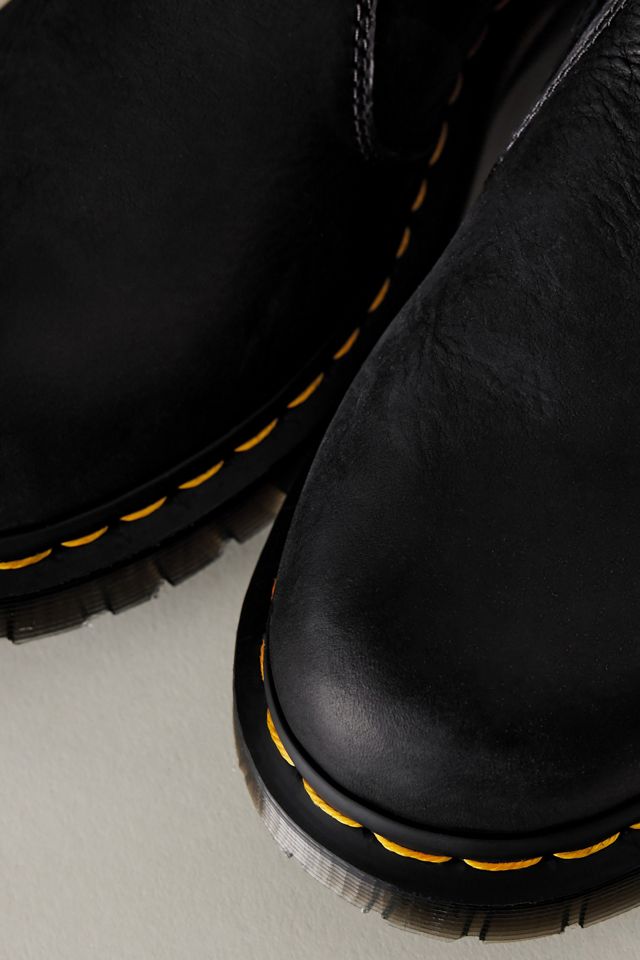 Stivali Chelsea in Pelle Foderati in Pelliccia Sintetica Dr. Martens 2976 Leonore II #3