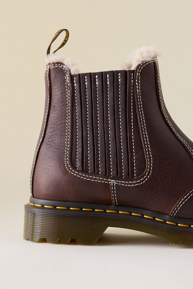 Dr. Martens 2976 Leonore II Chelsea-Stiefel aus Leder mit Kunstfellfutter #2