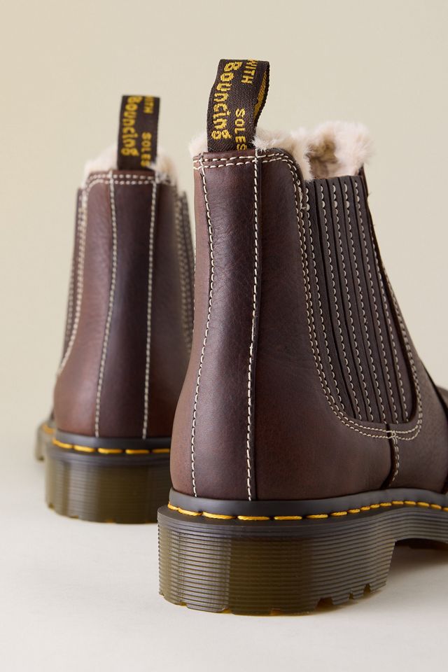 Dr. Martens 2976 Leonore II Chelsea-Stiefel aus Leder mit Kunstfellfutter #3
