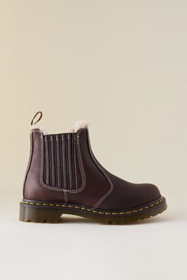 Dr. Martens 2976 Leonore II Faux-Fur Lined Leather Chelsea Boots