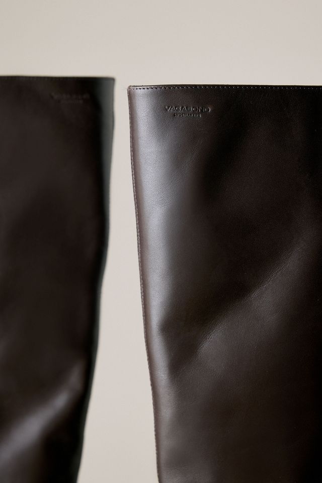 Bottes hautes froncées en cuir Vagabond Livia #4