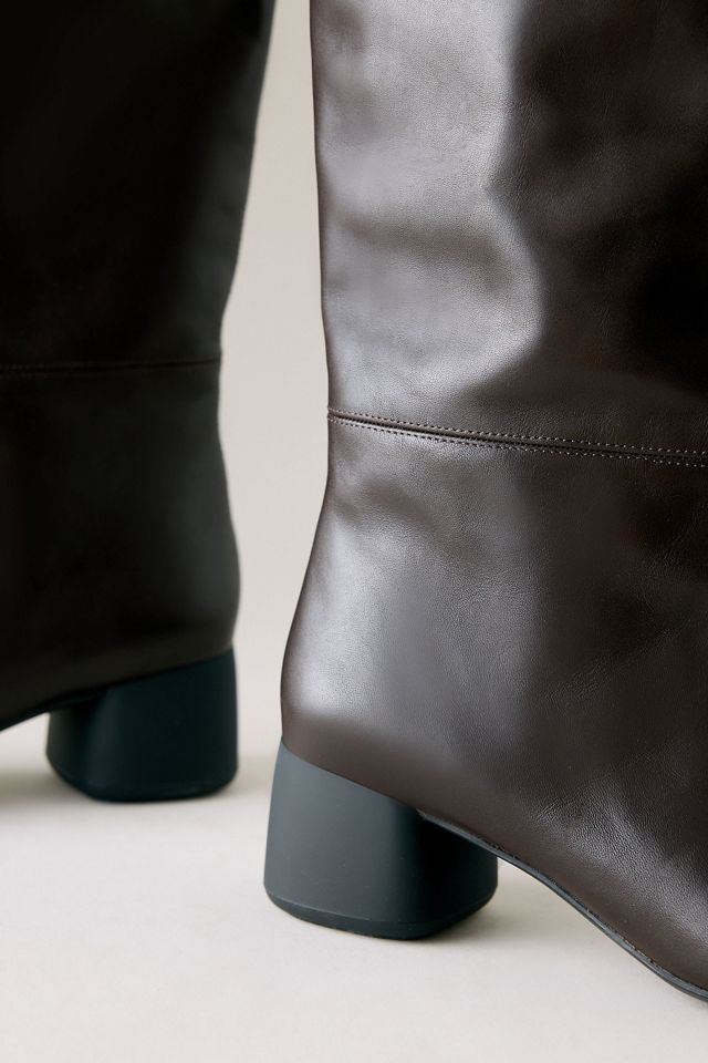 Bottes hautes froncées en cuir Vagabond Livia #5