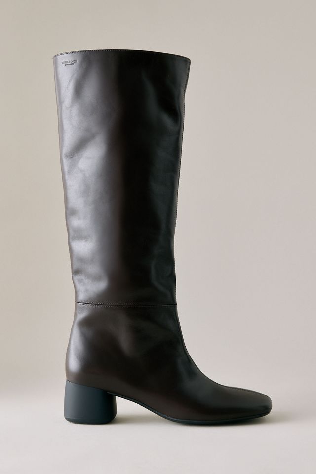 Bottes hautes froncées en cuir Vagabond Livia #1