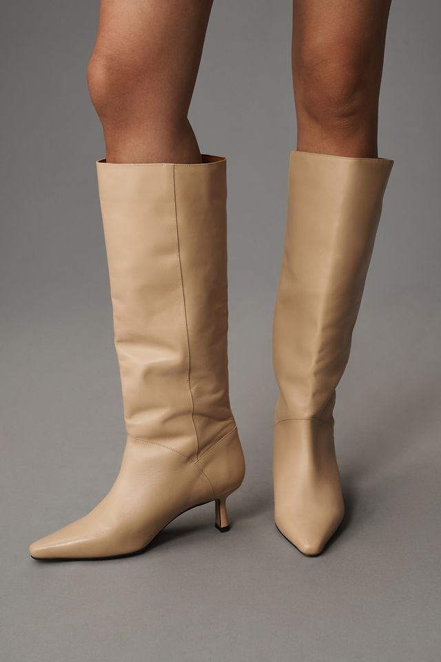 Leather Knee High Boots Anthropologie DE
