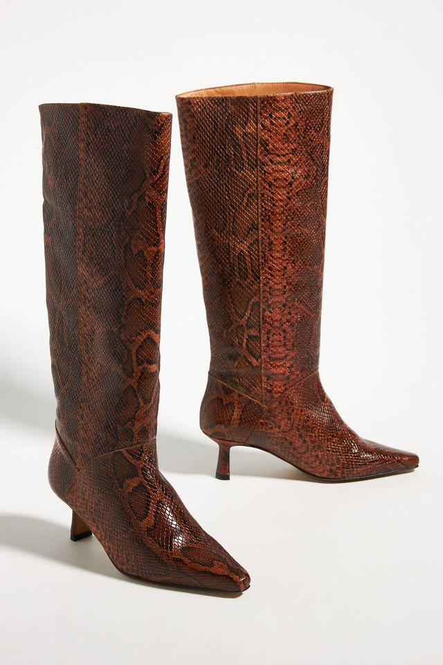 Leather Knee-High Boots #3