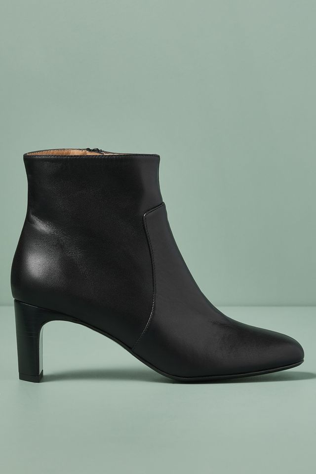 Croc-Effect Leather Ankle Boots #6