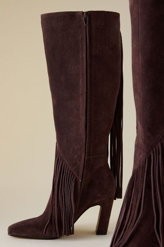 Bottes en suède à franges Giano Dolce Vita #1