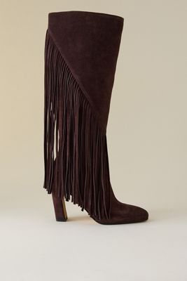 Bottes en suède à franges Giano Dolce Vita