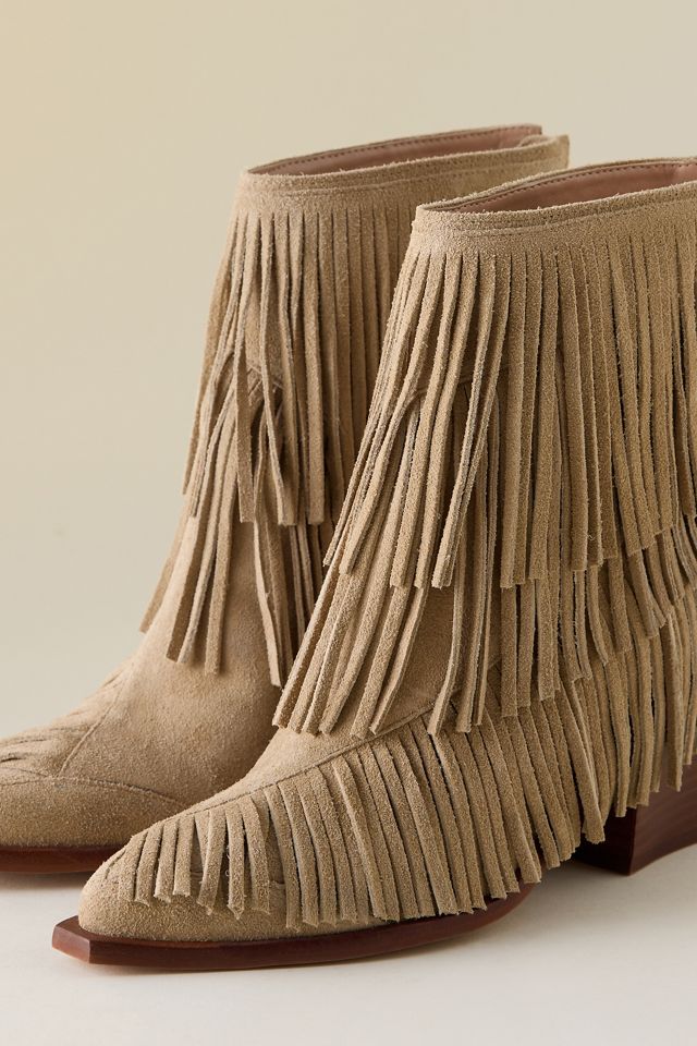 Dolce Vita Torey Suede Fringe Boots #1