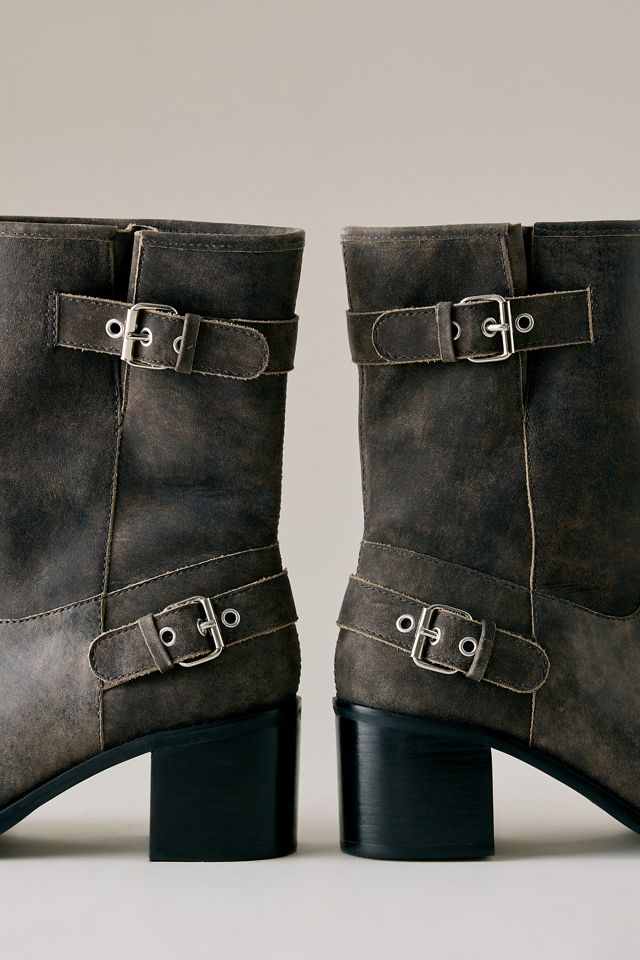 By Anthropologie Moto-Schnallen-Stiefeletten #2