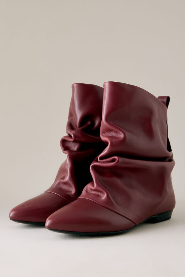 Bronx Kendr-a Umklappbare Leder-Stiefeletten #1