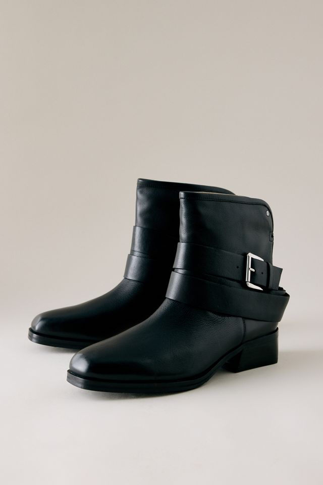 Bronx Brodey Buckle Leather Ankle Boots #1