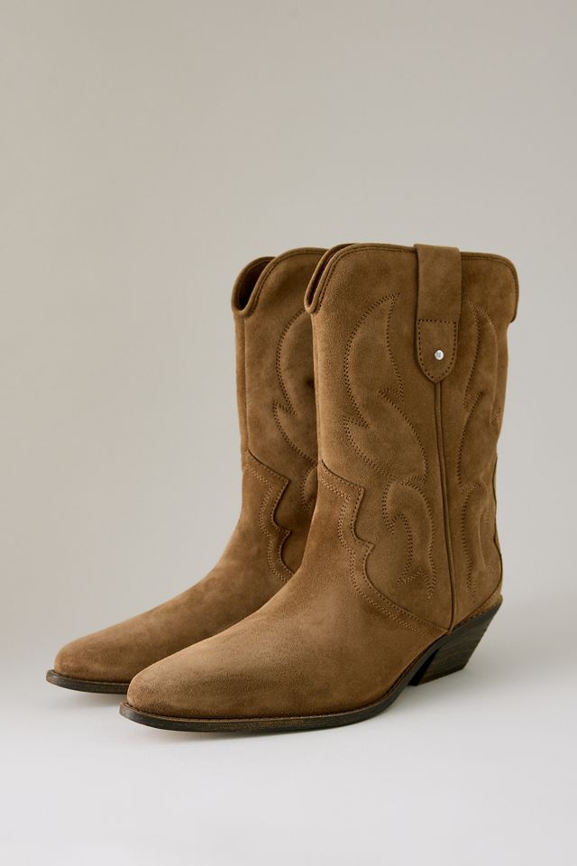 Bronx Chelsey Suede Western Boots #1