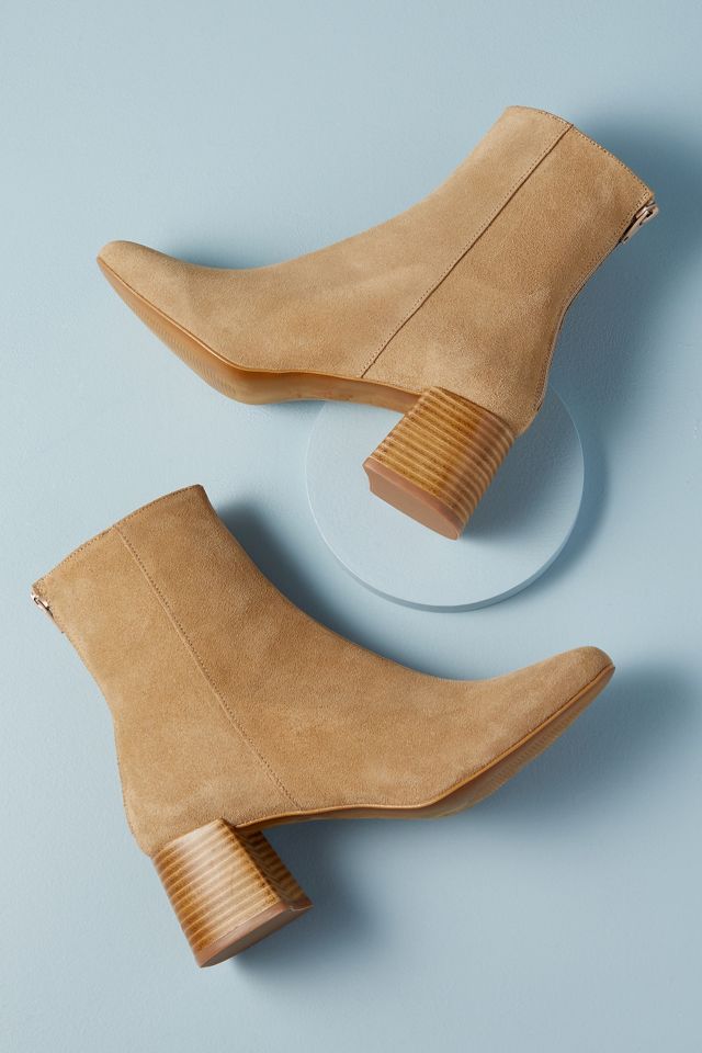 Heeled Suede Boots #1