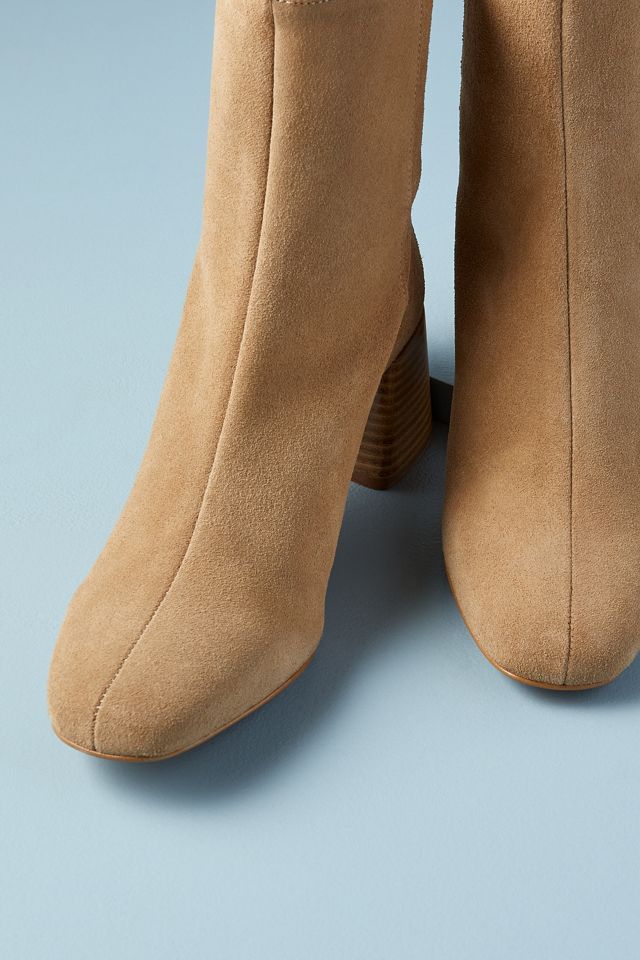 Heeled Suede Boots #3