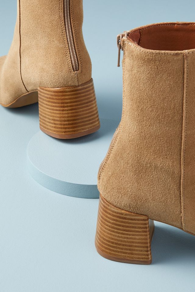 Heeled Suede Boots #4