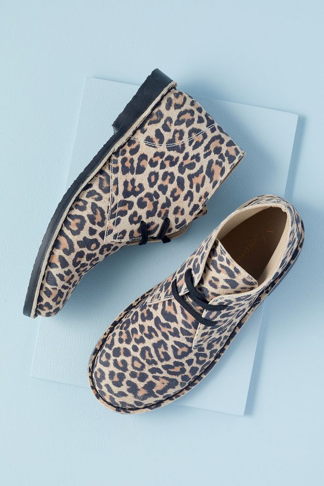 Leopard chukka clearance boots