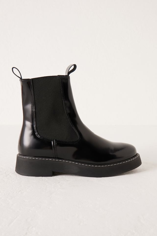 Pilcro Contrast Stitch Leather Chelsea Boots | Anthropologie FR