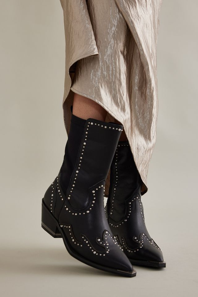 Studded western clearance boots