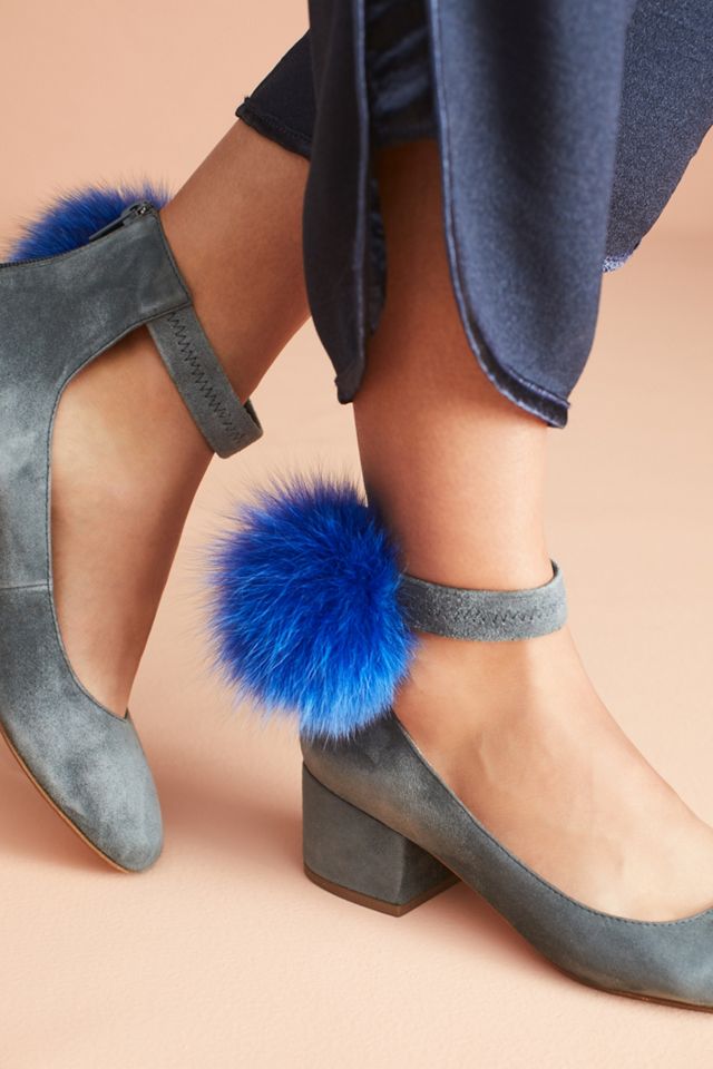 Cecelia New York Liv Pom Pom Block Tacones #4