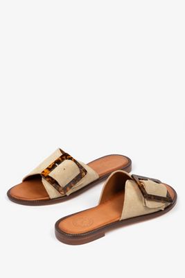Penelope Chilvers Biarritz Buckle Slide Sandals