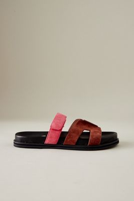 Bibi Lou Mindy Cutout Slide Sandals In Multi