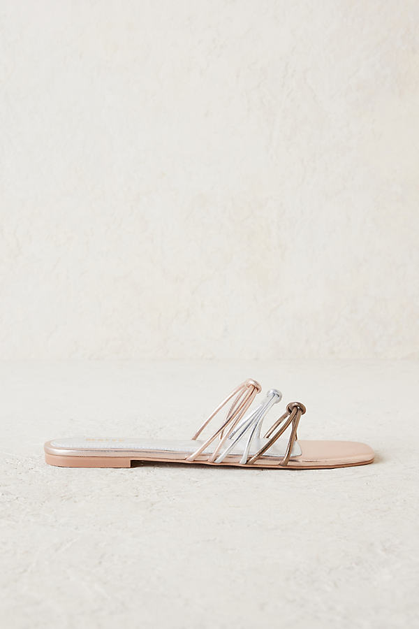 Maeve Strappy Knot Slide Sandals