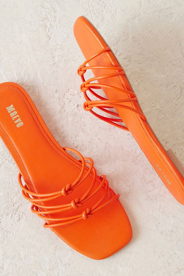 Maeve Strappy Knot Slide Sandals #1