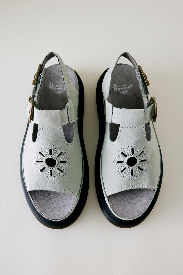 Dr. Martens DUNNET FLOWER サンダル UK4 Dunnet Flower Buttersoft leather sandals in Black | Dr. Martens